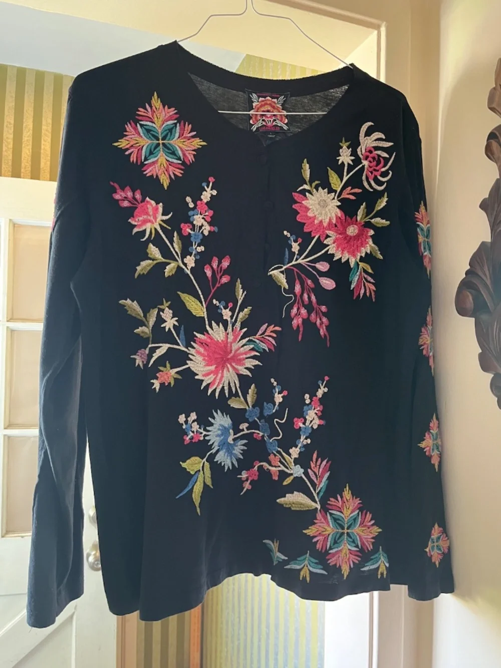 Johnny Was Shirt: JULIE RAW SEAM HENLEY - Picture 6 of 7